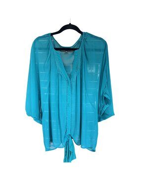 Teal Blouse
